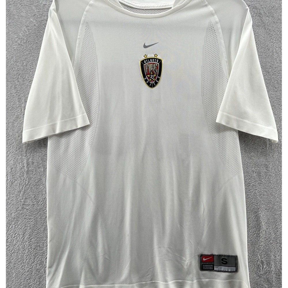 Nike Team Shirt Mens S Atlanta United Fire Short Sleeve White Soccer Jersey #30
